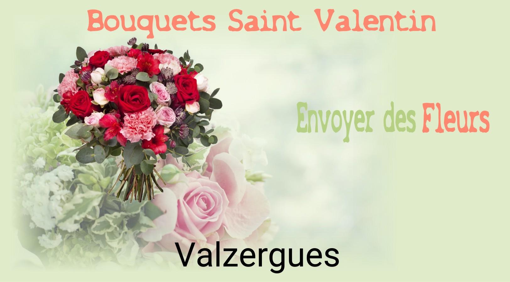 Roses de Saint-Valentin livrées à Valzergues